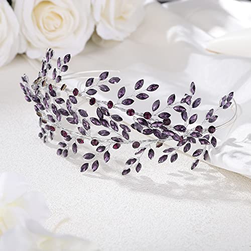 Vjenčana tijara ručno izrađena traka za glavu za žene ručno izrađena kristalna narukvica vjenčana traka za glavu vjenčani Dodaci za