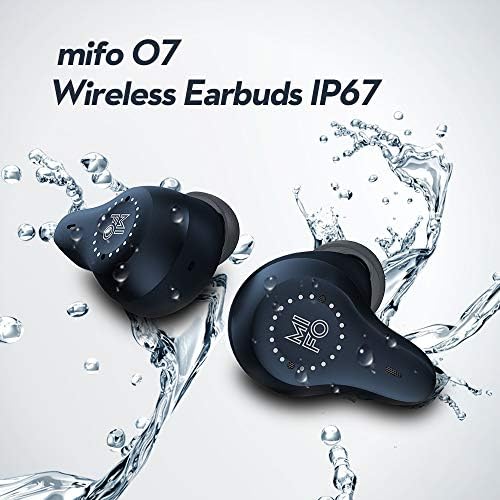 MIFO [Verzija nadogradnje 2023] Istinite bežične ušice Dynamic Bass Indigo Blue O7, Qualcomm APT-X slušalice za uklanjanje buke s futrolom