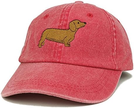 Modna trgovina u stilu jazavčara s vezenom psećom tematikom tatin šešir niskog profila pamučna kapa