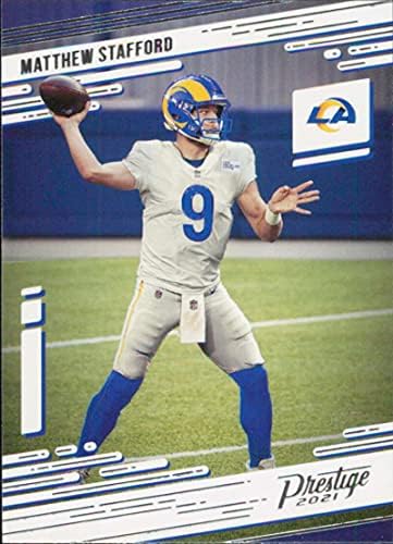 2021. PANINI PRESTIGE 97 Matthew Stafford Los Angeles Rams NFL nogometna trgovačka karta