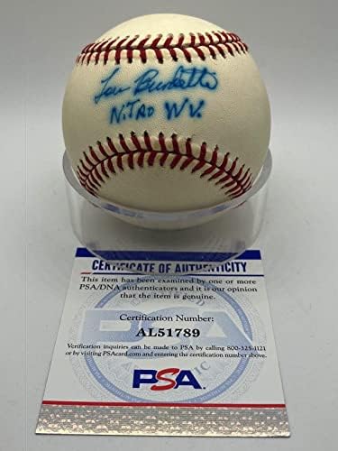 Lew Burdette Braves Cardinals potpisao je službeni autogram MLB bejzbol PSA DNA - Autografirani bejzbol