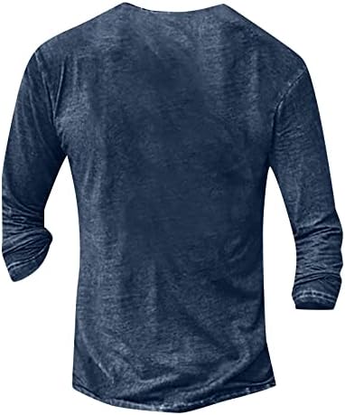 Muške košulje majice s dugim rukavima Henley v Neck Twishiss Comfort Flex Undershirts Beach Yoga povremene ljetne košulje