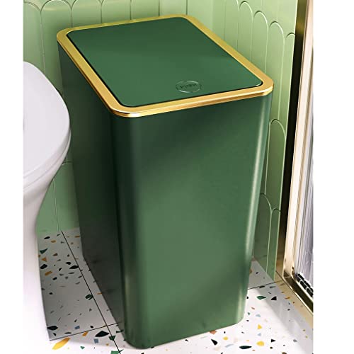 Kreativna Nova pravokutna kanta za smeće kuhinja kupaonica toalet kanta za smeće dnevni boravak s poklopcem kanta za smeće 13L