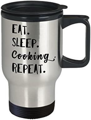 Jedite spavanje kuhanje ponovite šalicu za putničku kavu, smiješne ideje za rođendan za odmor?
