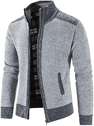 Jakne za muškarce povremene jesenske zimske džempere stoje ovratnik kardigan vrhovi džemper bluze jakne