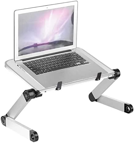 Xxxdxdp aluminijska legura laptop prijenosna sklopiva podesiva podesiva stol za prijenosno računalo računala tablica stol stalak ladice