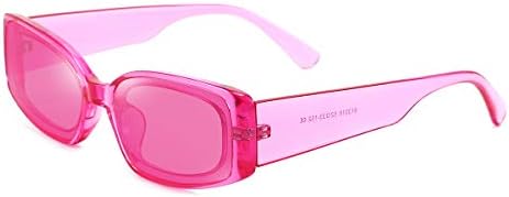 Pravokutne Sunčane Naočale za žene i muškarce Retro masivne sunčane naočale od 92 do 90-ih 00-ih pravokutne sunčane naočale ružičaste