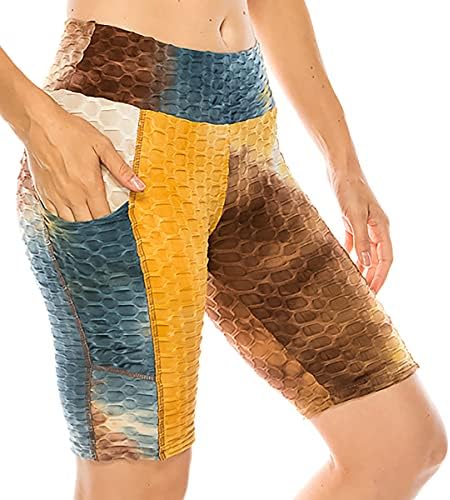 12 ženske trenažne kratke hlače brazilske teksture, tajice za stražnjicu, biciklističke kratke hlače, anticelulitno podizanje stražnjice
