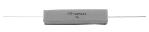 NTE Electronics 25W5D6 Cermety Wire Wars otpor, 5% tolerancija, aksijalni olovo, 25W, izoliranje plamena, otpornost na 5,6 ohma