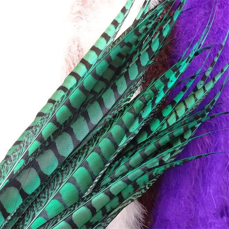 50pcs 32-36 inča/80-90 cm dama Amherst fazan obrt Amherst dekor karnevalske nošnje vjenčani ukrasi perje kraljevsko plavo