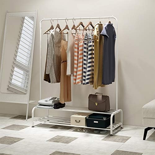 Stalak za odjeću od poda do stropa Pokretni stalak za odjeću od poda do stropa prikladan je za vanjsku upotrebu na balkonu