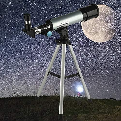 Teleskop za početnike, teleskop za početnike, mali teleskop, dvogled za početnike, 90 puta refraktor, žarišna duljina 360 mm