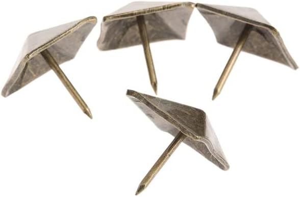 50pcs Ukrasni tachas presvlake za presvlake brončane antikne kvadratne presvlake za nokte za nokte kožni namještaj alati za dom ukras