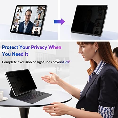 PESLV zaštitnik zaslona za magnetsku privatnost za iPad Air 5. 4. generacija i iPad Pro 11, uklonjivi antiplavi svjetlost Spy Spy Private