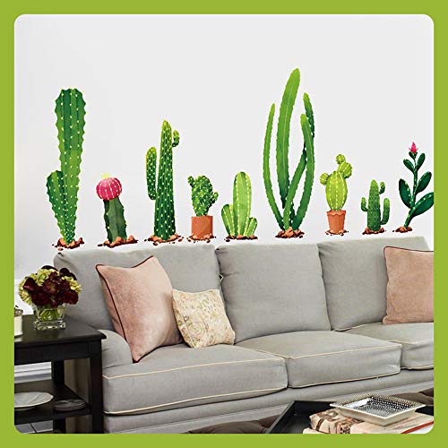 Pronađite Zidne naljepnice od kaktusa, uklonjive vinilne Zidne naljepnice od kaktusa za dječju spavaću sobu u dnevnoj sobi