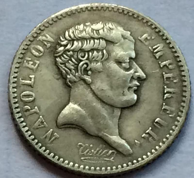 Qingfeng 1807 Francuski novčić čisti bakreni srebrni zbirka za hendikat kovanica Antiqued Silver Dollar Coin može puhati