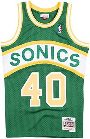 Mitchell i Ness Sean Kemp Seattle SUPERSONIKS NBA Svingeri 94-95 dres-zeleni