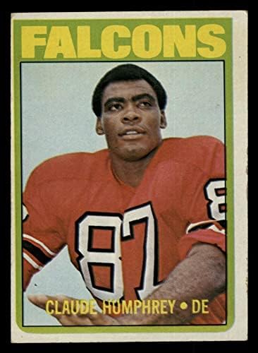 1972. Topps 75 Claude Humphrey Atlanta Falcons VG Falcons Tennessee St.