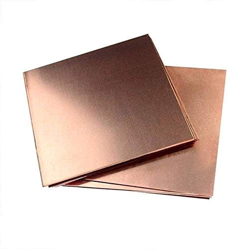 Visokokvalitetna metalna bakrena folija bakreni lim 99,9% čistog bakra metalni lim Folija Ploča za rukotvorine emajl ili električni