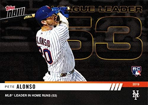 2019 Topps Now Baseball 930 Pete Alonso Rookie Card - 53 domaće vožnje u 2019. godini - samo 2.546 napravljeno!