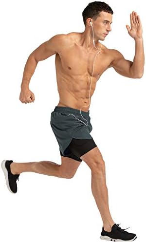 Muške kratke hlače za vježbanje za trčanje od 2 do 1 5 lagane sportske kratke hlače za teretanu s džepovima za telefon