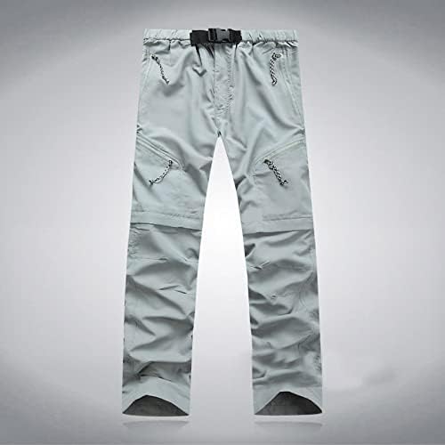Muške planinarske hlače s kabrioletom lagane prozračne teretne hlače s patentnim zatvaračem Ležerne hlače za aktivnosti na otvorenom