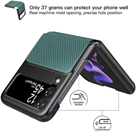 Redluckstar za Samsung Galaxy Z Flip 3 torbica sa zaštitom na šarke Jedinstveni cijeli zaštitna torbica na šarke za Galaxy Z Flip 3