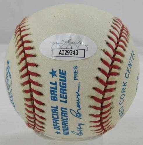 Juan Marichal potpisao autografski autogram Rawlings Baseball JSA AI29343 - Autografirani bejzbol
