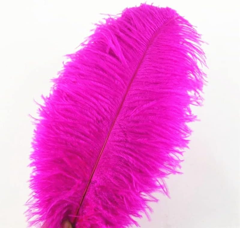 50 kom / lot ružičasto nojevo perje za rukotvorine 15-70 cm perje za izradu nakita vjenčano perje Ukrasno perje