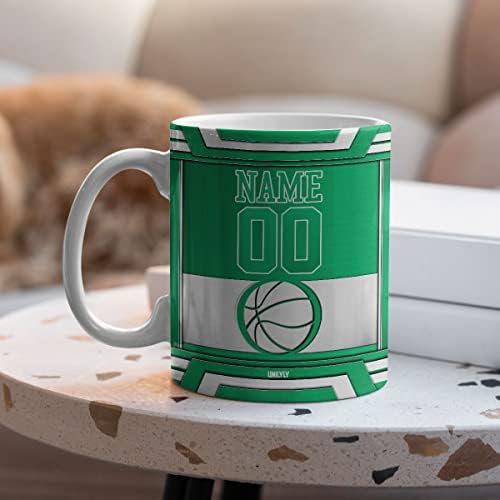 Jedinstveno personalizirani košarkaški turnir šalice za kavu Bijele keramičke krigle nogometaši prilagođeni naziv čaj čajevi za odmor