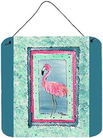 8107-966 otisci ptica flaminga na zidu ili vratima aluminijski metalni natpis kuhinjski zidni bar natpisna pločica za kupaonicu Kućni