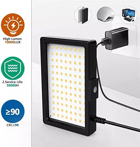 LED svjetiljka za video snimanje u boji 3200-5600MB s podesivim osvjetljenjem ploče sa stativom za selfie šminku