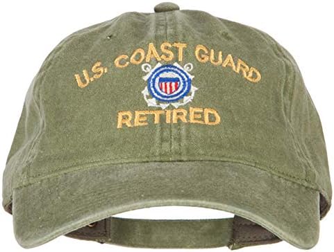 Vezena oprana kapa od pamučnog kepera u mirovini američke Obalne straže