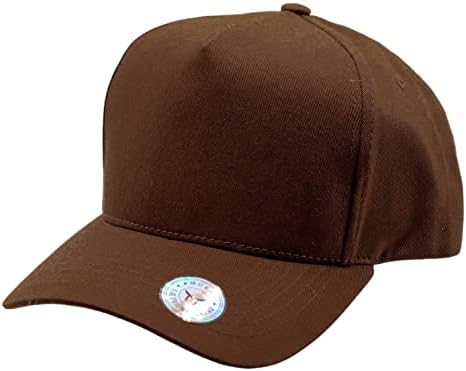 Muka 5 panel šešira Strukturirana bejzbol kapica K-Frame Solid Cotton Twill Hat visoki profil golf šešira podesivi šešir Snapback