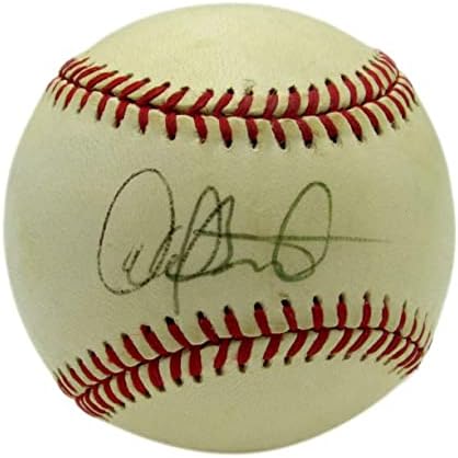 Dave Stewart Oakland Athletics potpisan/Autografirani oal bejzbol 162758 - Autografirani bejzbol