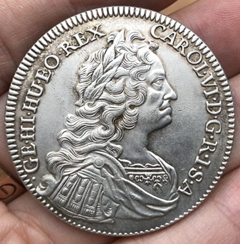 1733. Austrijski novčići bakreni srebrni kolekcija kovanica za obrt od antiknih kovanica može puhati