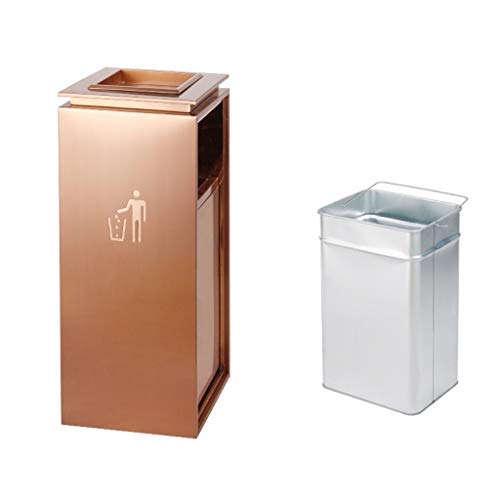 Nerafinirane unutarnje kante za smeće kvadratna kanta za smeće za pepeo i smeće, Hotelska kanta za smeće predvorje hotelskog trgovačkog