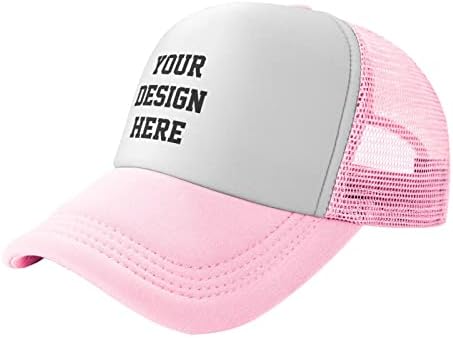 Prilagođeni šešir vaš dizajn ovdje, prilagođeni šešir dizajnirajte svoj klasični muški ženski kamionski šešir