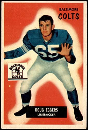 1955. Bowman 114 Doug Eggers Baltimore Colts VG/EX Colts South Dakota St.