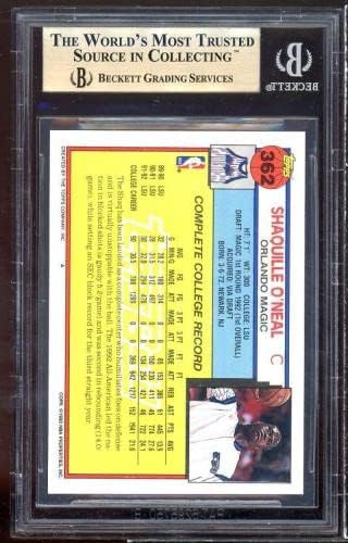 Shaquille O'Neal Rookie Card 1992-93 Topps Gold 362 BGS 9,5 - košarkaške ploče rookie karte