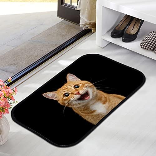 Vantaso mekana prostirka za kupanje prostirke Slatke mačke smiješene bez klizanja dootmat prostirke za ulazne sobe u kupaonici ulazne