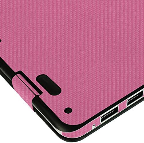 Skinomi ružičasta karbonska vlakna Koža kompatibilna sa Samsung Notebook 9 Spin 13,3 inč Tehnička kože s zaštitnikom zaslona za bistri