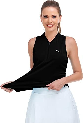 Ženska košulja bez rukava bez rukava suhe fit trkeraback golf tenk vrhovi dame vitke fit teniske odjeće mosisure wicking
