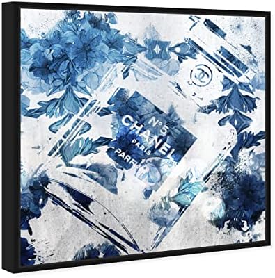 Oliver Gal Artist Co. Moda i glam uokvireni zidne umjetničke platnene platnene otisci cvjetni miris 'parfemi kućni dekor, 24 u x 24