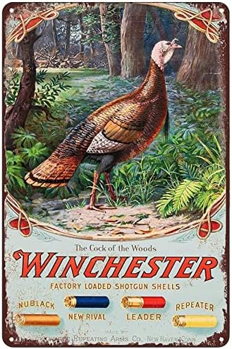 Retro plakat zidni dekor znak vintage metalni limeni znakovi - Winchester Wild Turkey lov na plak zidne umjetničke plakate Dekor za
