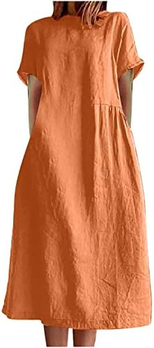 Haljina za ženske ljetne jesenske kratke rukave čamac vrat spandex posteljina midi osnovna haljina dame cs