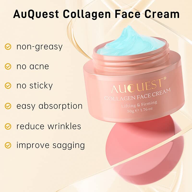 50g kolagena krema za lice protiv bora, visokokvalitetna hijaluronska kiselina, hidratantni proizvodi za njegu starenja kože za žene50