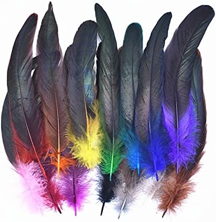 50 kom/lot šareno pernato pero za rukotvorine karnevalski pribor Šivaći ukras fazansko perje dekoracija Deco umjetna