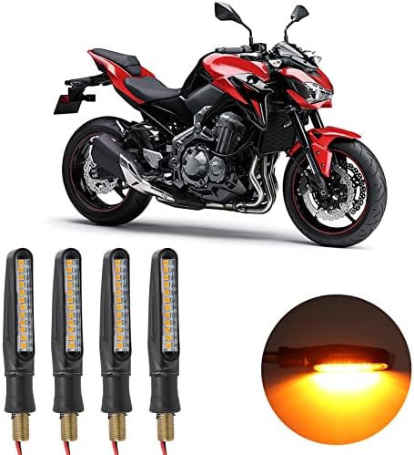 Svjetla upozorenja za motocikle 4pcs 12V kočiona svjetla indikatori za motocikle glatki pokazivači smjera LED svjetla prednja stražnja
