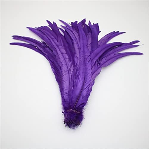 100 kom prirodnog perja repa pijetla 25-40 cm / 10-16 inča ukras odjeće za scensku prezentaciju perjanica od pijetlova